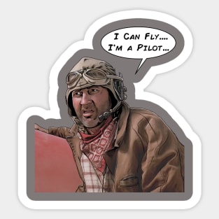 I can fly.....Im a pilot. Sticker